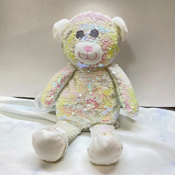 White sequence, teddy bear, backpack - Picture 3 of 10